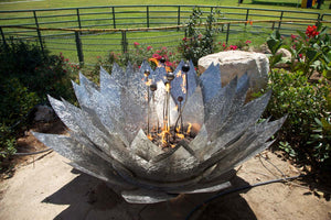 Stainless Steel Lotus Fire Pit (Call for Quote)