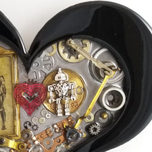 Steampunk Heart: Robot Love ($140) 10" x 8"