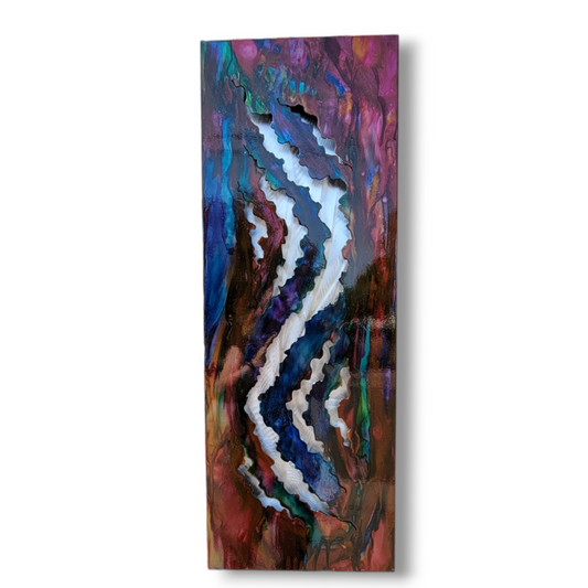 LED Wall Art: Liquid Mauve ($900)