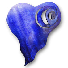 Metal Wall Art:  Heart Art - Spiral Heart $49