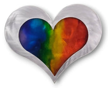 12" Rainbow Heart Art Love Wins ($150)