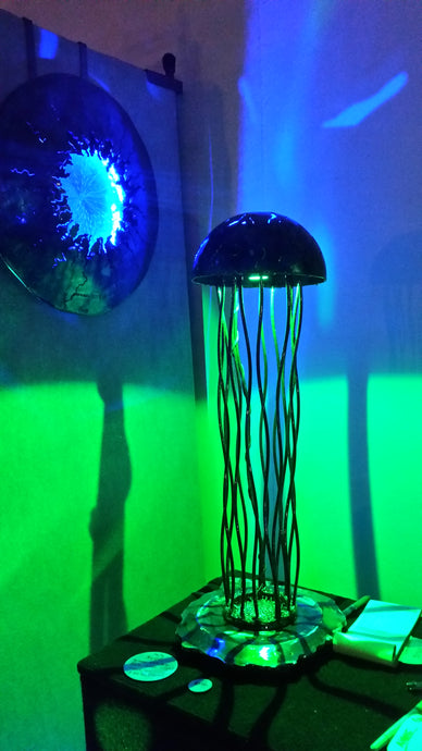 LED Art Lamps: Jellyfish Light by Kristen Hoard ($800)