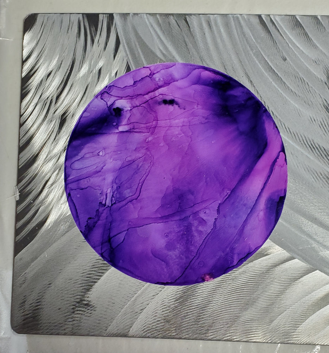 Abstracts - purple circle 8