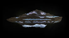 LED Art: Mountain Vista by Kristen Hoard ($700) SOLD!