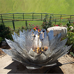 Stainless Steel Lotus Fire Pit (Call for Quote)