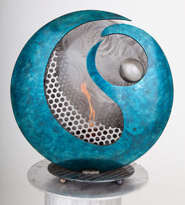 Metal Sculpture Firepit: Dancer Firepit by Kristen Hoard ($600)