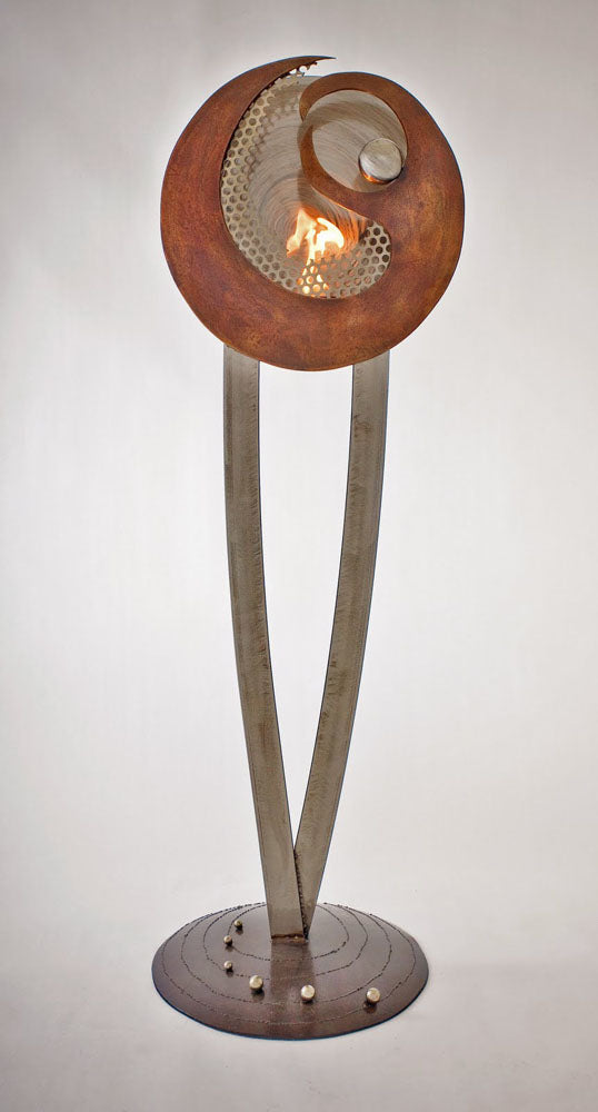 Metal Sculpture Firepit: Tall Dancer by Kristen Hoard ($1,800) SOLD!