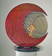 Metal Sculpture Firepit: Crimson Moon by Kristen Hoard ($600) SOLD