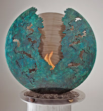 Metal Sculpture Firepit: Flamer Firepit by Kristen Hoard ($600)
