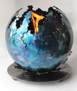 Metal Sculpture Firepit: Primordial Fire by Kristen Hoard ($600)