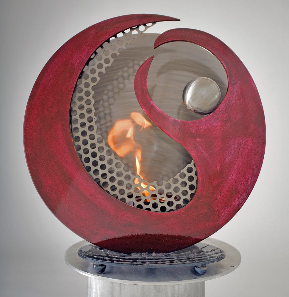 Metal Sculpture Firepit: Dancer Firepit by Kristen Hoard ($600)
