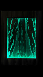 LED Art: Going with the Flow by Kristen Hoard ($1200) SOLD