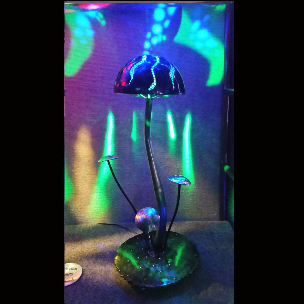 LED Art Lamps: Mushroom Light by Kristen Hoard