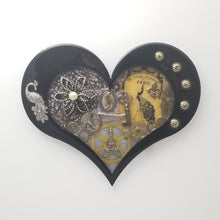 Steampunk Heart: Paris Peacock ($140) SOLD order a similar one!